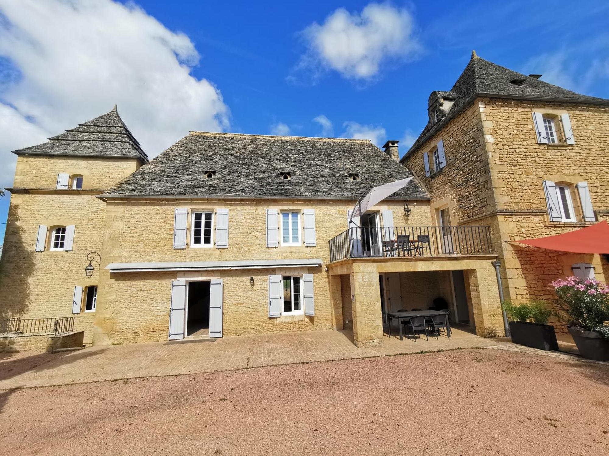 Domaine Jolidetour Climatise, Piscine Et Tennis Prives Hotell Saint-Crépin-et-Carlucet Exteriör bild