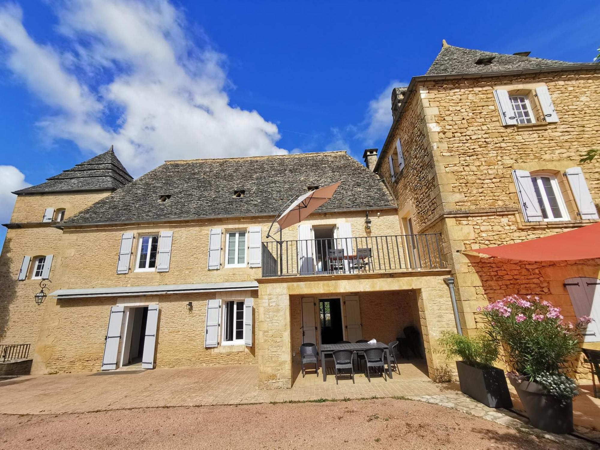 Domaine Jolidetour Climatise, Piscine Et Tennis Prives Hotell Saint-Crépin-et-Carlucet Exteriör bild